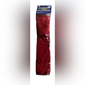 👍 Free with purchase or 2/$15 velvety long red feathered gloves